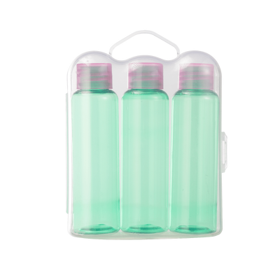 여행 세트 병 어떤 색의 피부 관리 여행 크기의 50ml 병 플라스틱 샴푸 샤워 젤 포장 세트