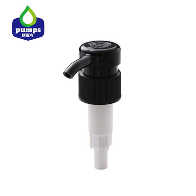 샴푸 샤워 젤을 위한 28mm 4CC 나사 검정 플라스틱 비누 펌프