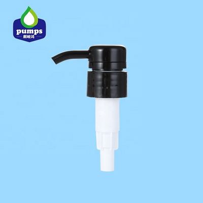 4CC 1 갤런 샴푸 펌프 0.14ml/T 블랙 스크류 잠금 플라스틱 비누 디스펜서 펌프 탑스